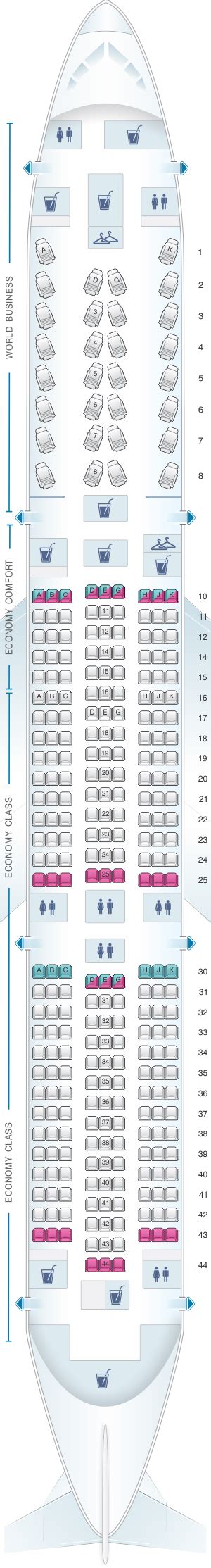 boeing 787 klm seating chart