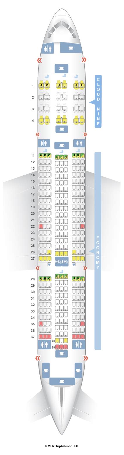 boeing 787-8 seat map ethiopian airlines