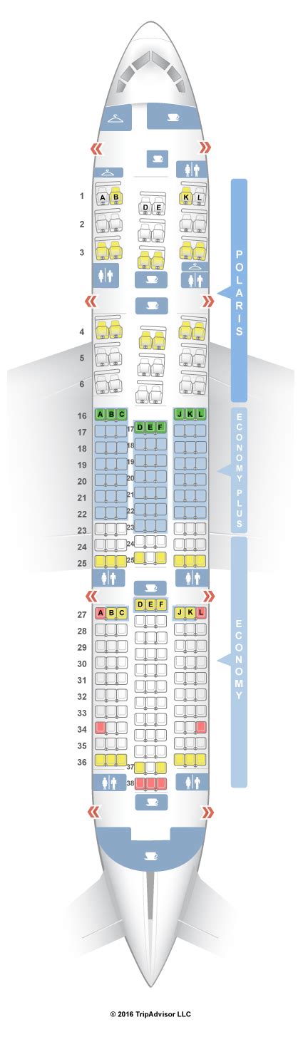 boeing 787-800 united seat map