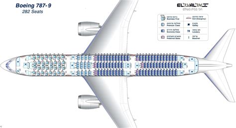 boeing 787-9 dreamliner seating chart el al