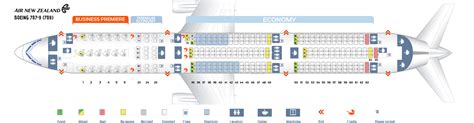 boeing 787-9 seat map air new zealand
