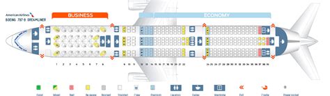 boeing 787-9 seating chart american airlines