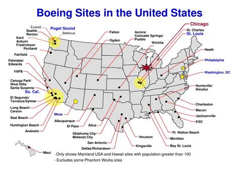 boeing locations in united states