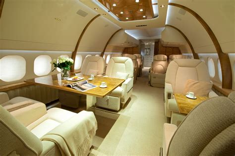 boeing private jet interior