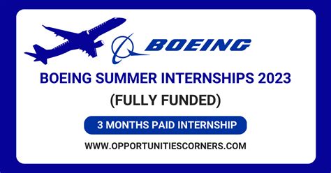 boeing summer high school internship