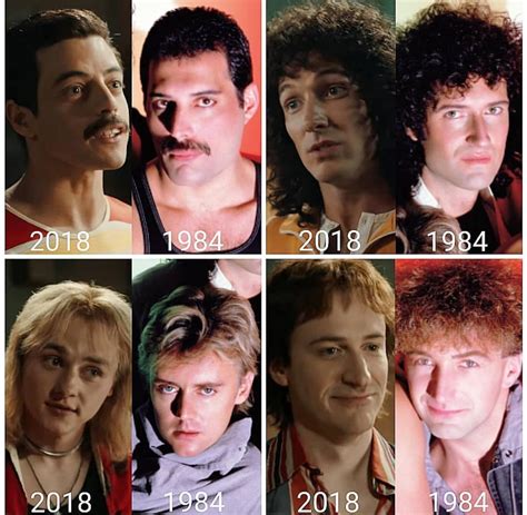 bohemian rhapsody cast vs queen