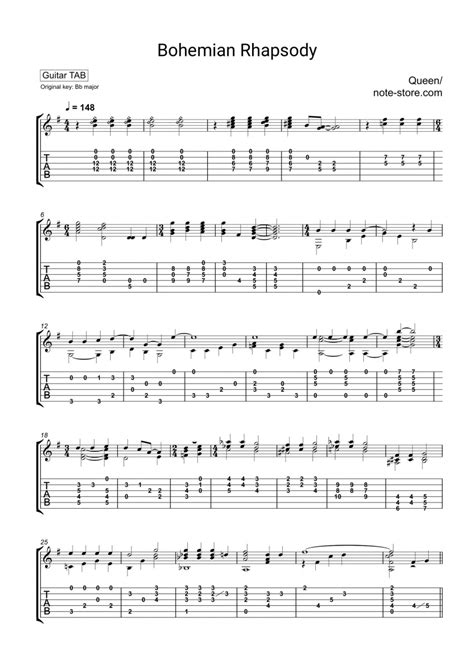 bohemian rhapsody chords chordband