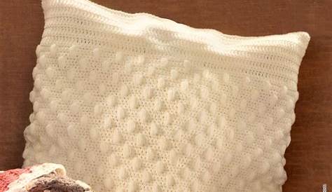 Einfaches Kissen häkeln mit Noppenmuster | ars textura – DIY-Blog