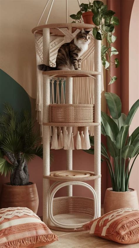 Boho Cat Tower