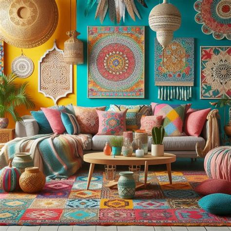 Boho Decor with Bold Patterns