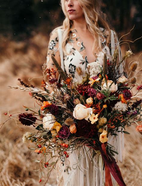 Boho Fall Wedding Pictures