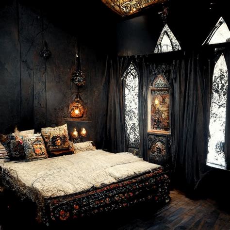 Gothic Home Decor .Gothic Home Decor Bedroom interior