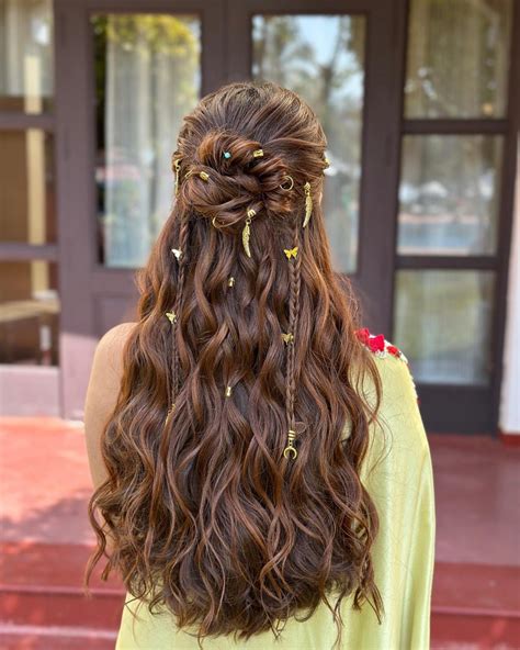 Boho Half Up Half Down