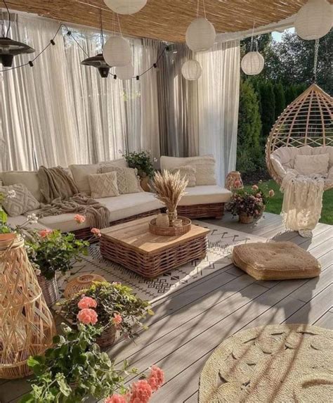 44 Best Bohemian Garden for Summer Boho patio, Colorful patio