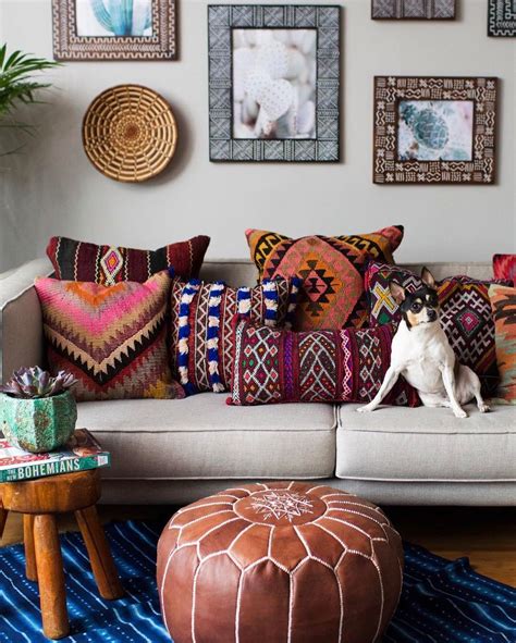 Boho Style Throw Pillows