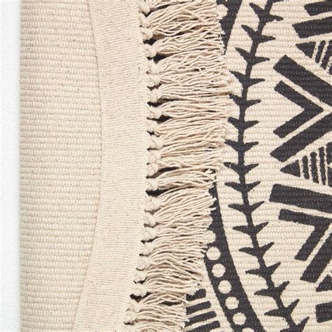 Teppich im Boho Stil aus Baumwolle Block Print Teppiche aus Indien