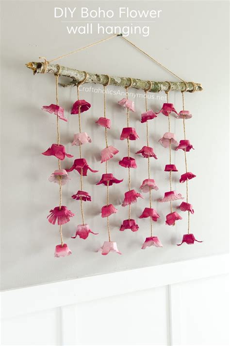 boho wall hangings using paper