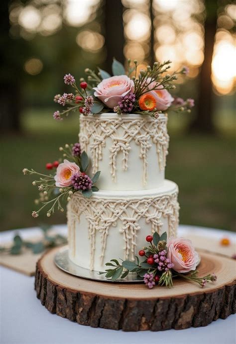 12+ Boho Wedding Cake