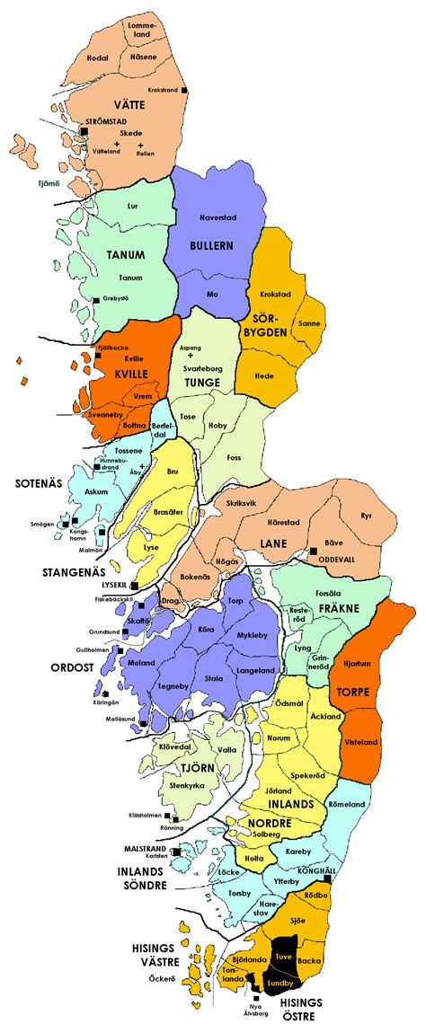 Karta Bohuslän Karta