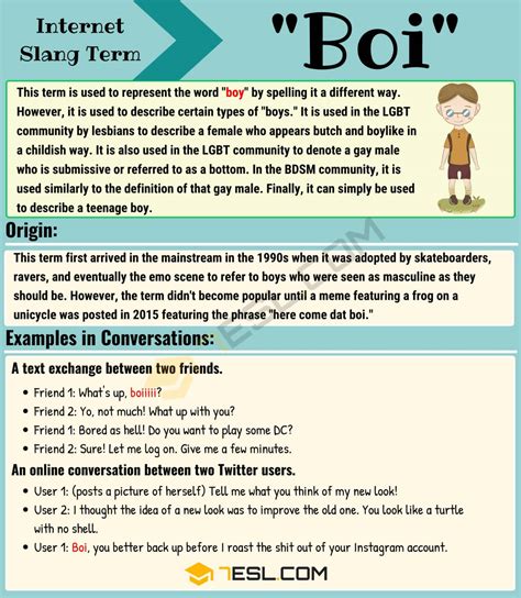 boi meaning in english