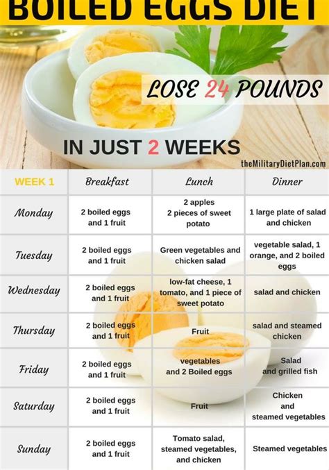 Boiled Egg Meal Planner