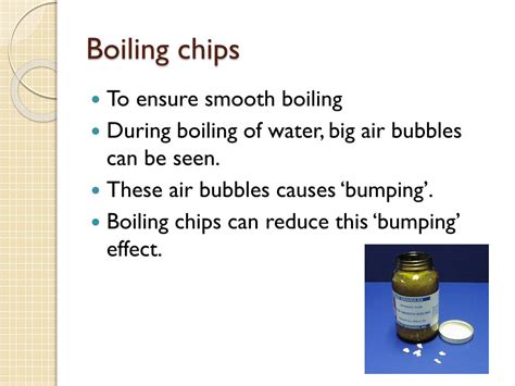 Boiling Chips Importance
