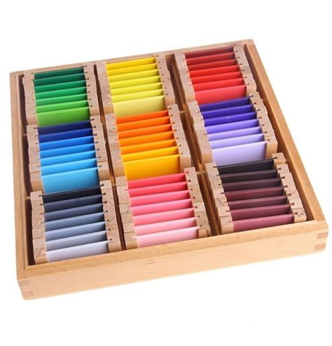 Boite couleur Montessori Jeux pour apprendre les couleurs