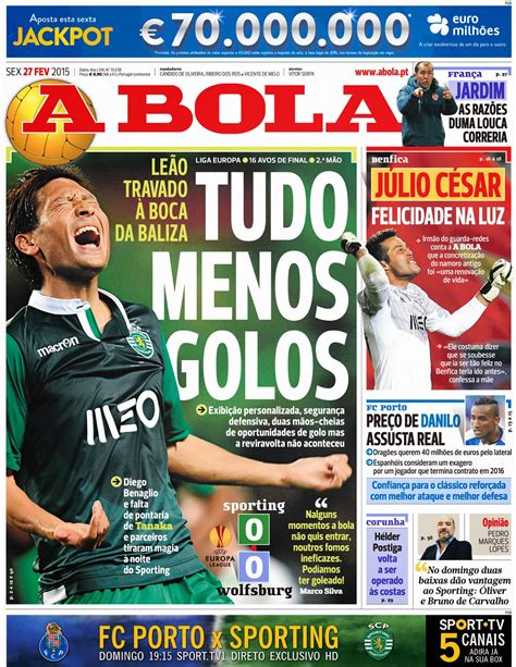 bola jornal de hoje