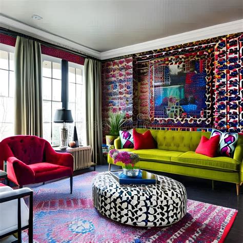 bold and eclectic with patterns and colors