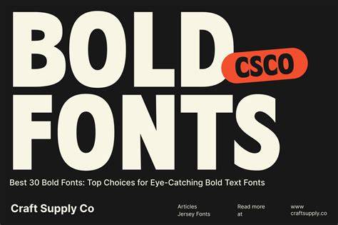 15 Free Bold Fonts You Should Be Using Creative Beacon