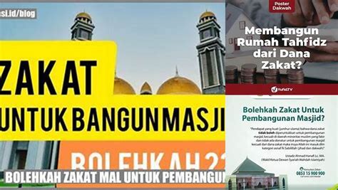 Bolehkah Zakat Mal Untuk Pembangunan Masjid