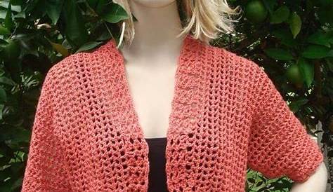 Bolero Jacket Free Crochet Patterns For Shrugs And Boleros Short Sleeve Craftsy Fashion,
