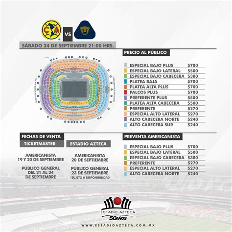 boletos estadio azteca ticketmaster