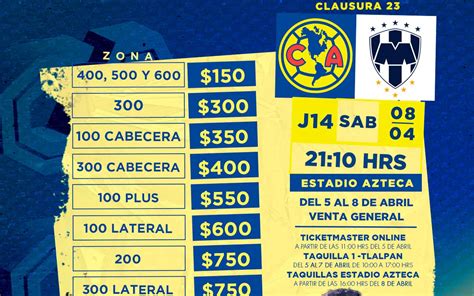 boletos para monterrey vs america