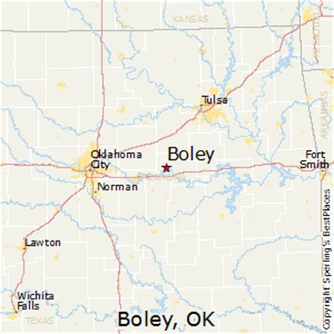 Boley Ok On Map