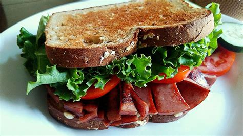 bologna and cheese spread sandwiches