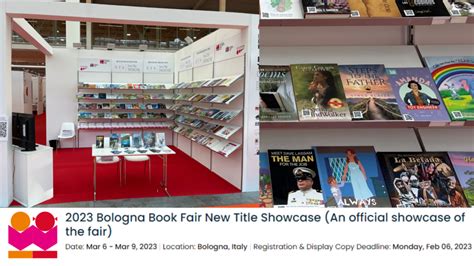 bologna book fair new title showcase 2023