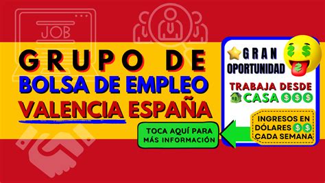 bolsa de empleo valencia