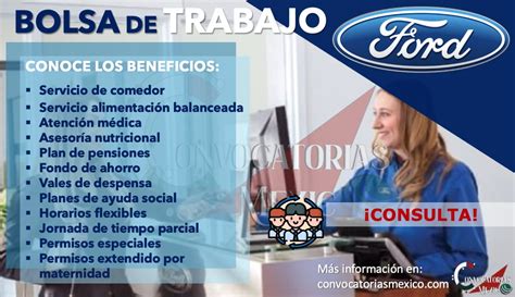 bolsa de trabajo en ford