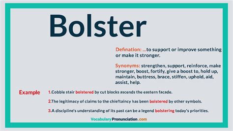 Bolster Definition ster