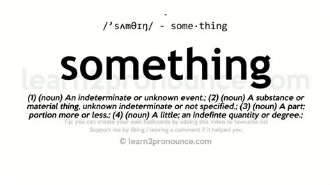 Bolstering Something Meaning