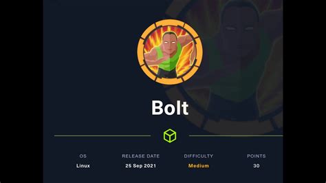 Bolt Htb Walkthrough