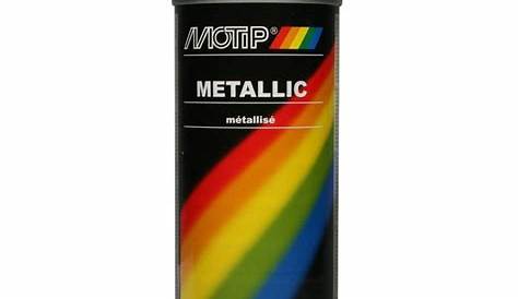 Bombe de peinture noir métallisé MOTIP M04049 400 ml