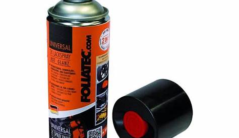Bombe de peinture noir mat FOLIATEC 2065 400 ml Norauto.fr