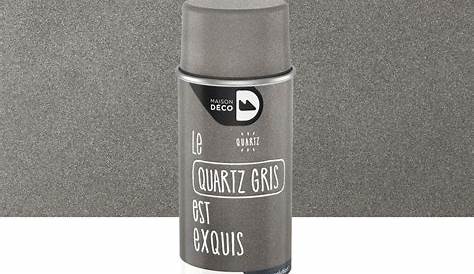 Bombe de peinture aérosol Gris Pailleté Argent Cdiscount