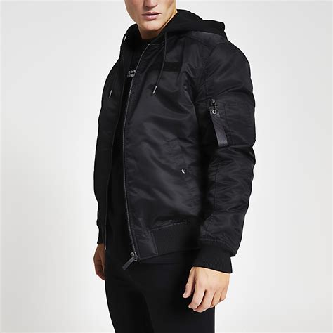 bomber jacket hooded