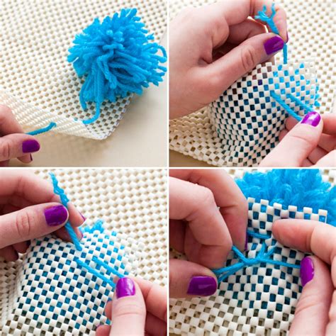 DIY Flauschteppich aus PomPoms einfach selber machen! Smillas