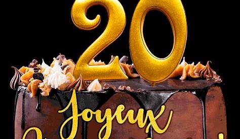 Bon Anniversaire 20 Ans Gif Joyeux GIFs Télécharger Sur