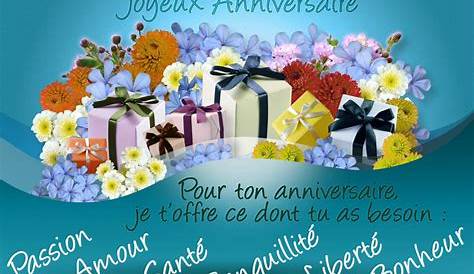 Cartes virtuelles anniversaire gratuit Joliecarte