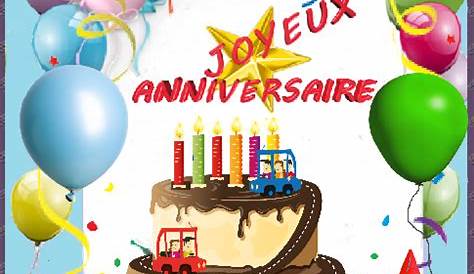 Bon Anniversaire Garcon 6 Ans Message Garçon Elevagequalitetouraine